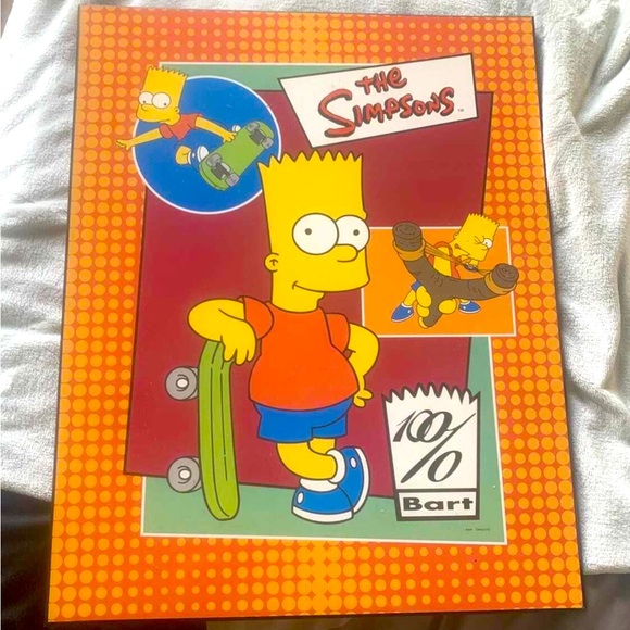 Bart Simpson wooden poster - Picture 1 of 3